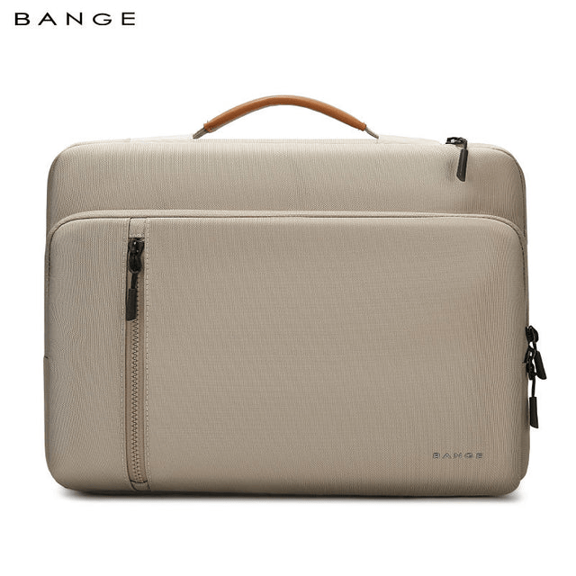 Bange 6802 Beige New Protective Water Resistant 14 inch Laptop & Mac Book Sleeve With Handle
