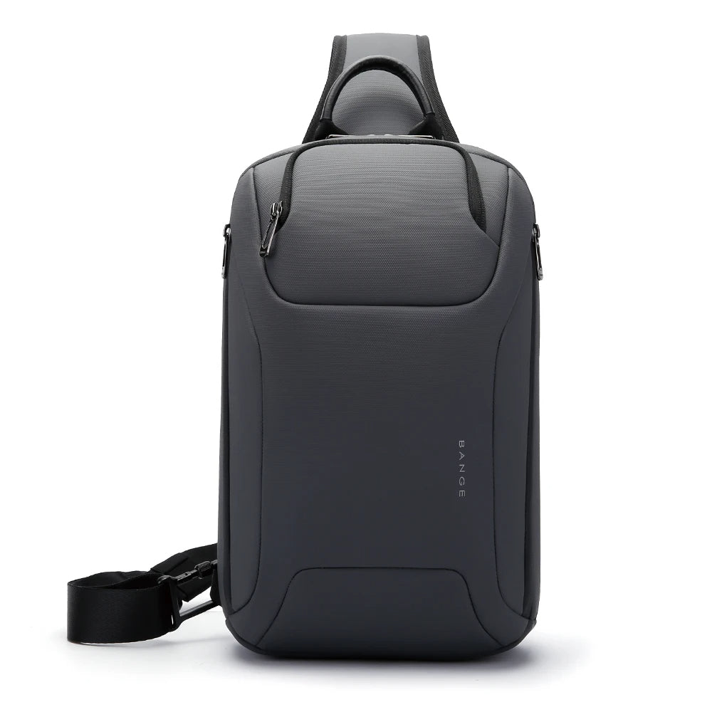 Bange Multifunctional Waterproof Sling Shoulder Men bag BG 8031 Grey