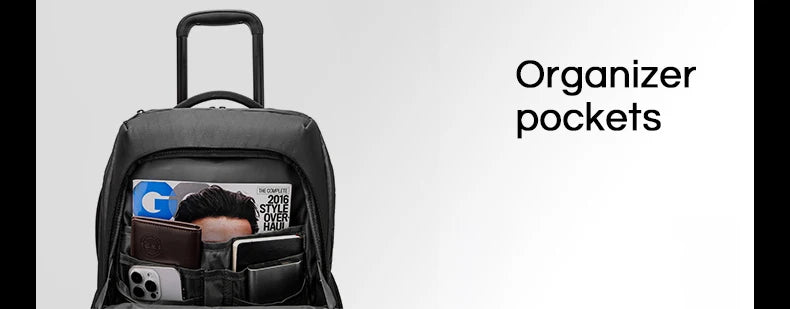 BANGE 8079 Black Hot Sell New Arrival TSA Lock Waterproof Men Anti Theft Travel Air Compression Backpack