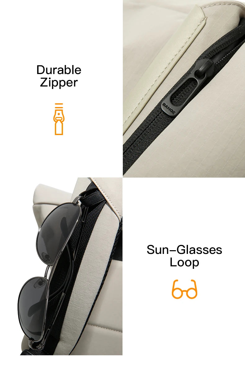 BANGE 3115 Grey Hot Sell New Arrival Wholesale Soft Lightweight Waterproof Men Casual Laptop Backpack