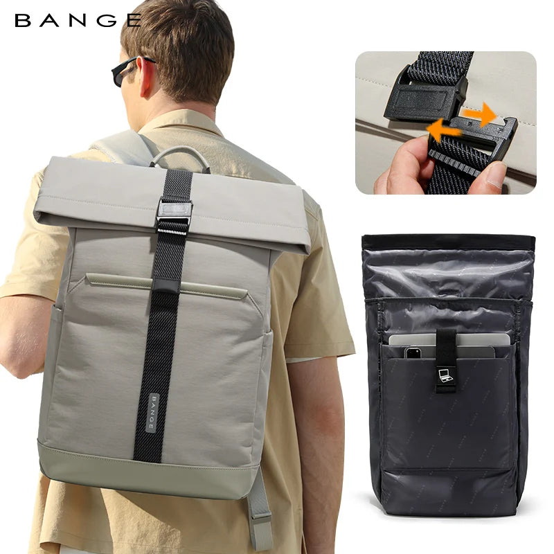 BANGE 3115 Grey Hot Sell New Arrival Wholesale Soft Lightweight Waterproof Men Casual Laptop Backpack