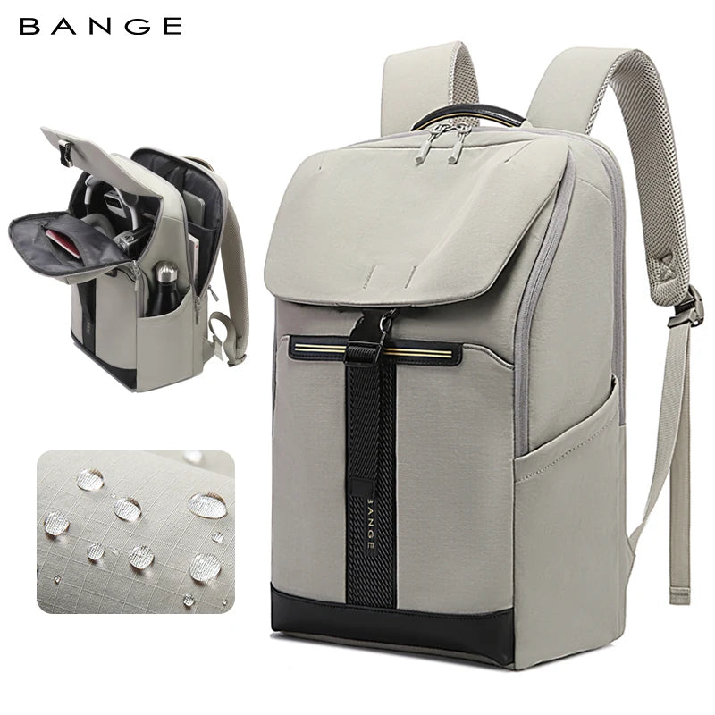 BANGE 8119 Grey Hot Sell New Arrival Wholesale Soft Lightweight Waterproof Men Casual Laptop Backpack