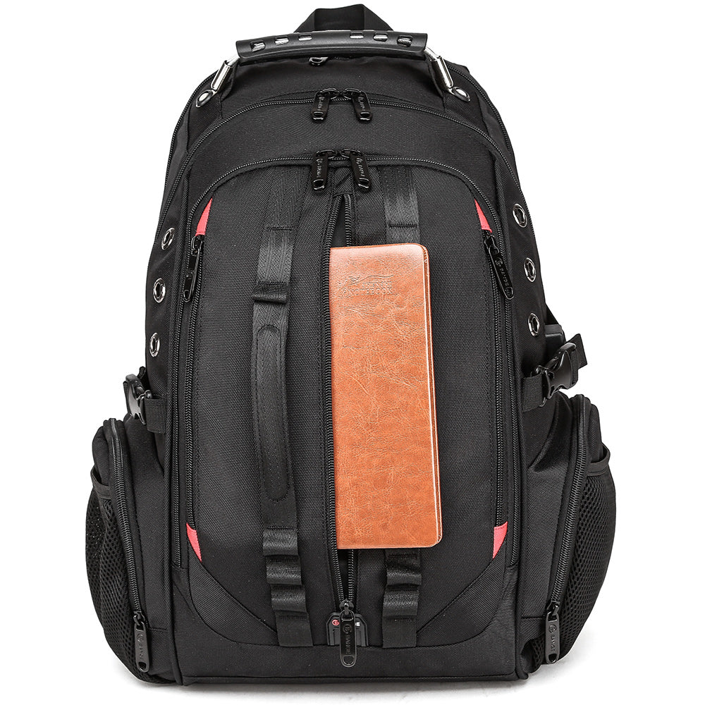 Bange 1901 Oxford Waterproof Unisex Travel Laptop 40L Backpack with USB Charging Black
