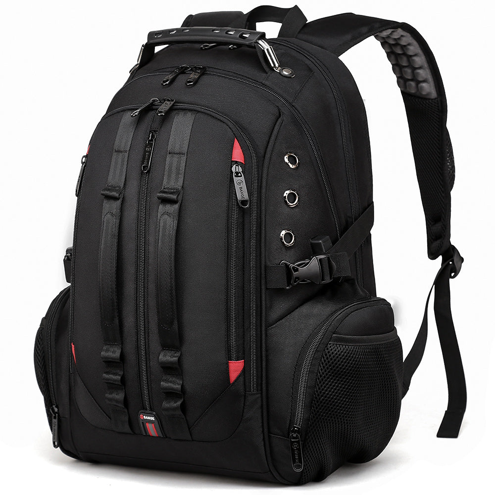 Bange 1901 Oxford Waterproof Unisex Travel Laptop 40L Backpack with USB Charging Black