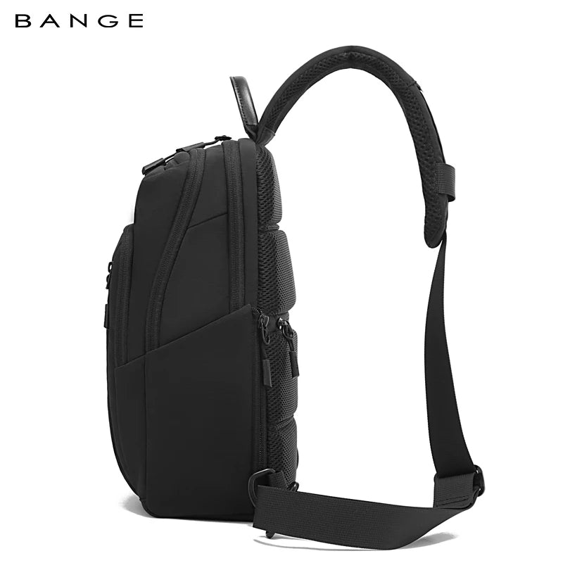 BANGE 7868 Grey New High Quality Lightweight Shoulder Bags Waterproof Anti Theft Crossbody Shoulder Bag Men&