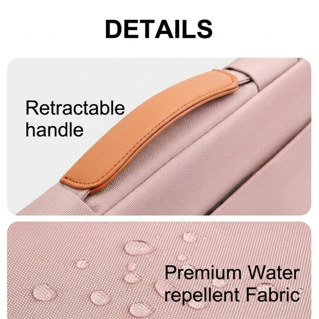 Bange 6802 Pink New Protective Water Resistant 14 inch Laptop & Mac Book Sleeve With Handle