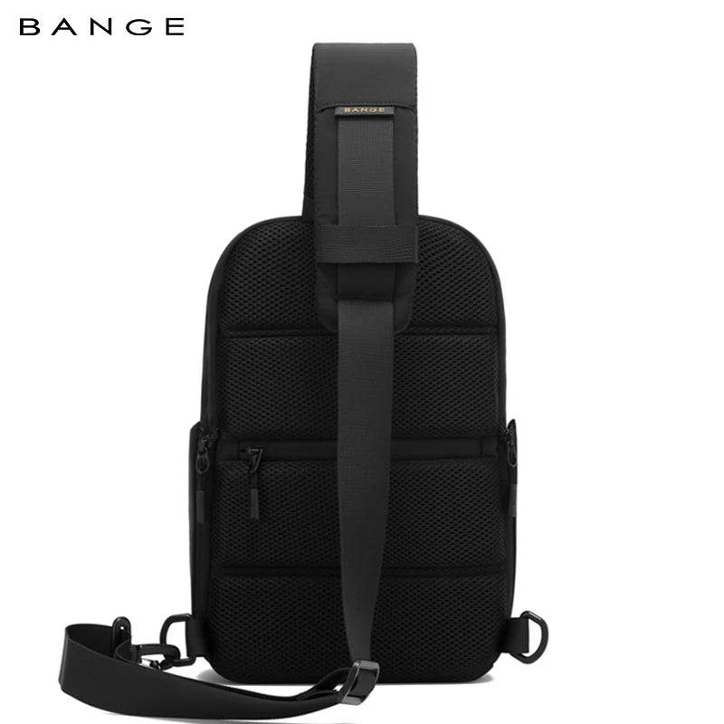 BANGE 7868 Blue New High Quality Lightweight Shoulder Bags Waterproof Anti Theft Crossbody Shoulder Bag Men&