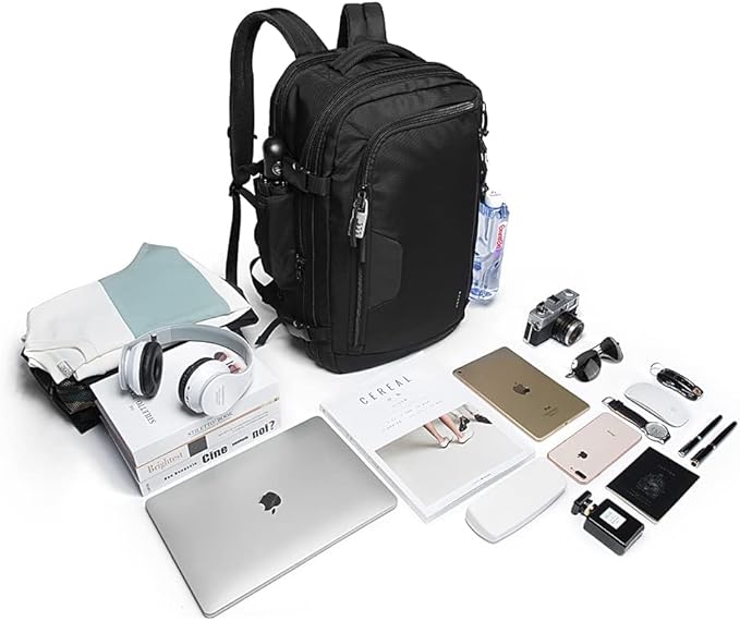 Bange 22039 smart nylon men black anti theft travel laptop backpacks