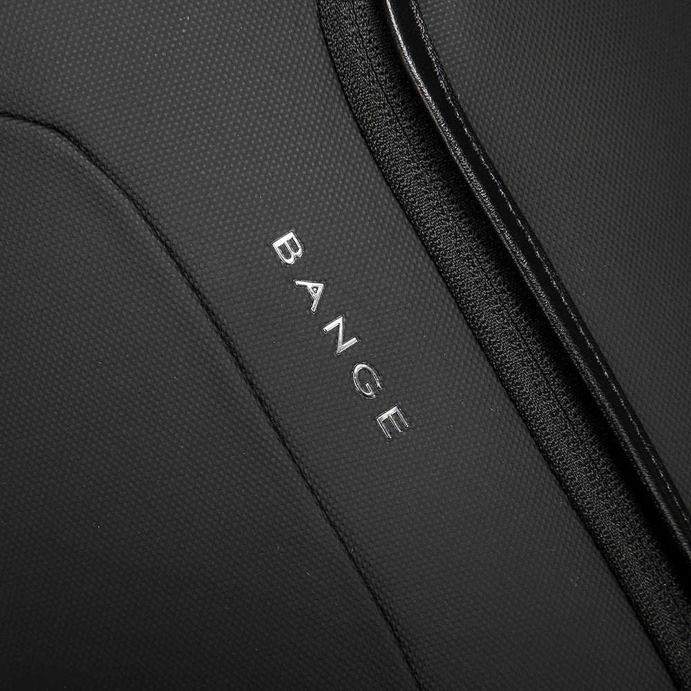BANGE 2913 Business Men premium quality Fashion 15.6 in Laptop Backpack Unisex Black