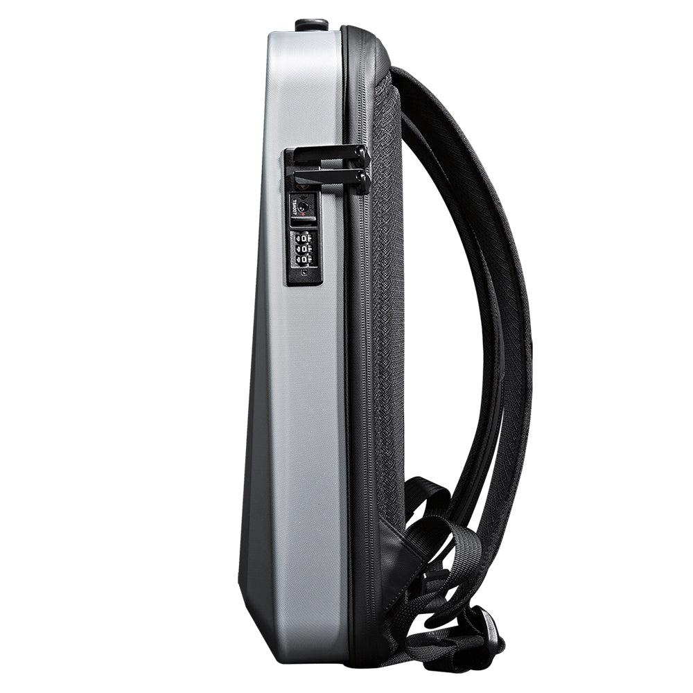 BANGE 22201 Waterproof Unisex Laptop Backpack with USB Charging anti theft smart Black 15.6 inch
