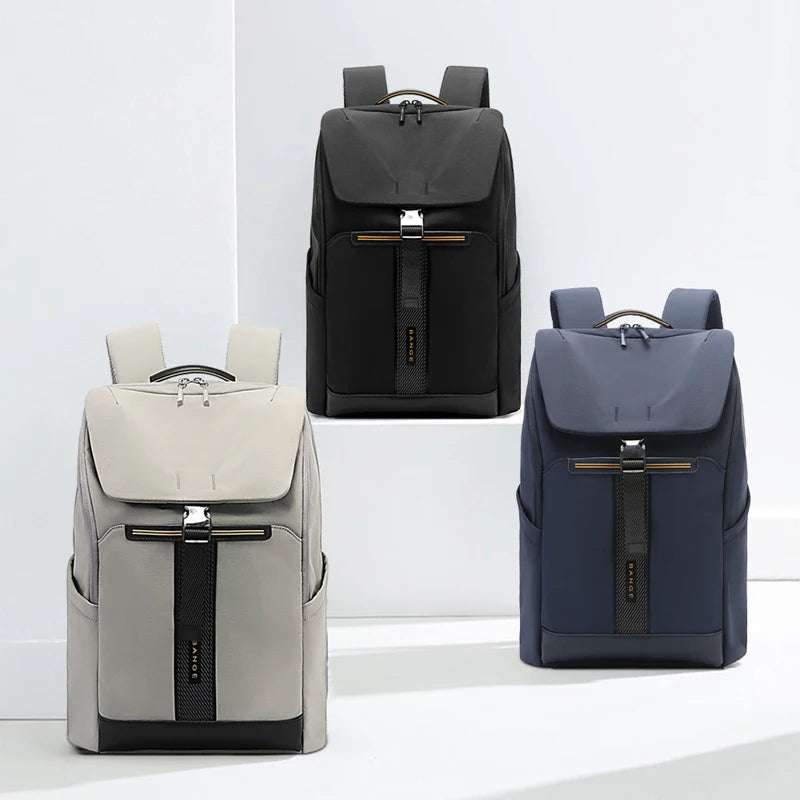 BANGE 8119 Grey Hot Sell New Arrival Wholesale Soft Lightweight Waterproof Men Casual Laptop Backpack