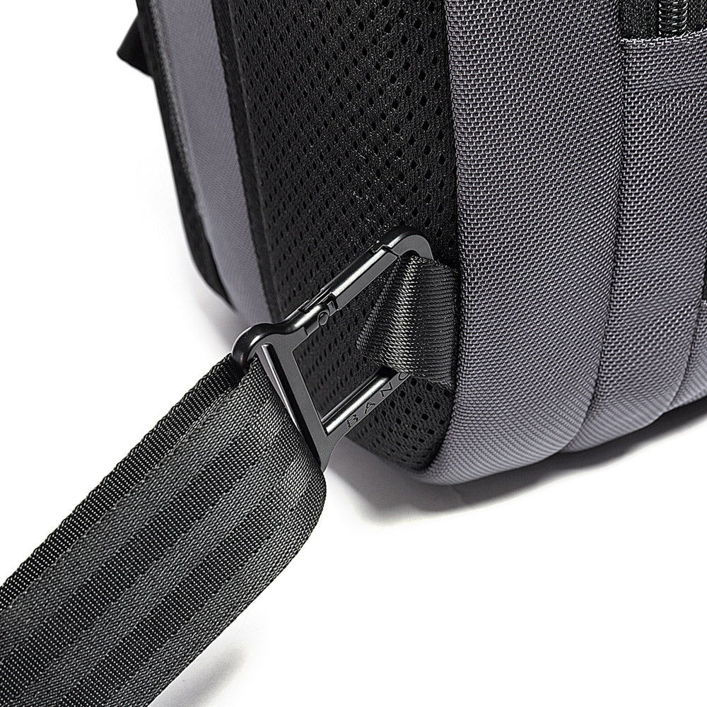Fashion Waterproof Chest Bag Large Capacity 7082 BANGE New Oxford Grey