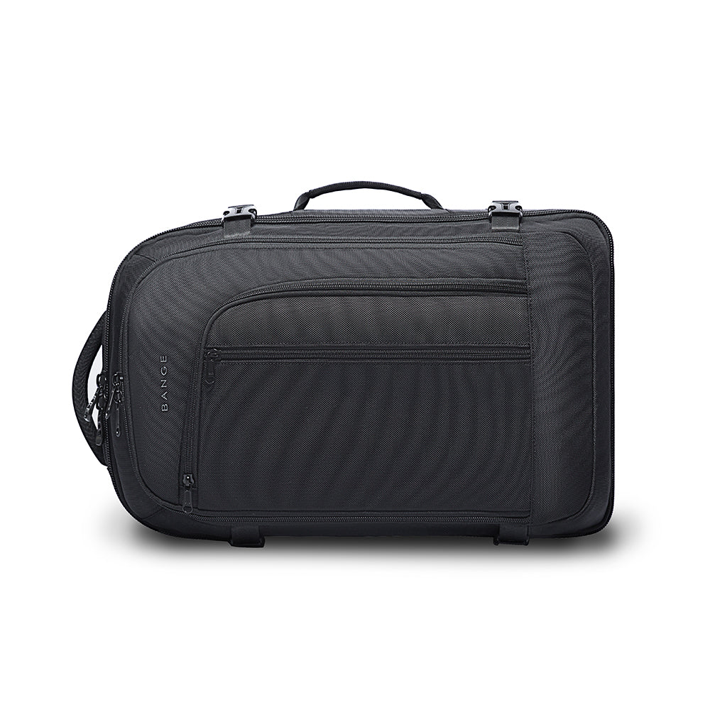 Bange 1916 polyester backpack waterproof travel laptop with 3 packing cubes Black
