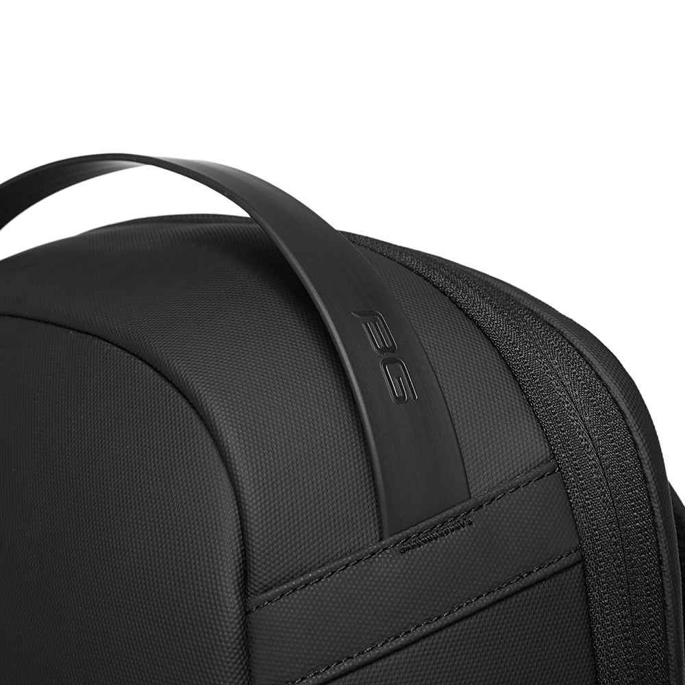 BANGE 7225 Waterproof Unisex Travel Laptop Backpack with USB Charging Black 15.6 inch Black