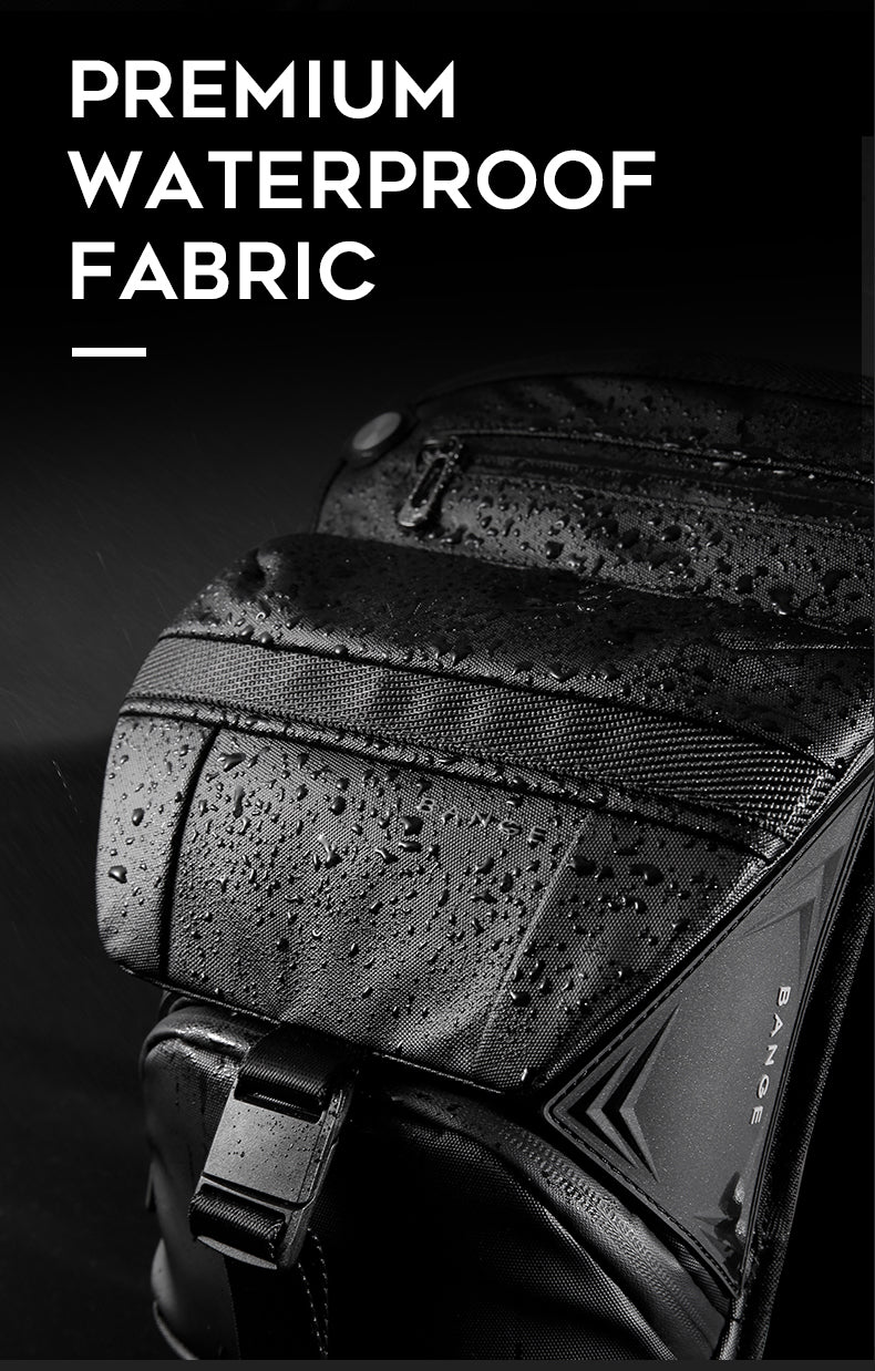 BANGE Fashion Waterproof Chest Bag Large Capacity 7630 New Oxford Black