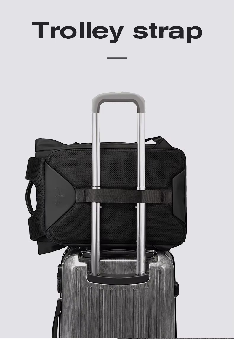 Bange Waterproof Polyester Unisex Anti Theft Backpacks Laptop Model 7700 Black