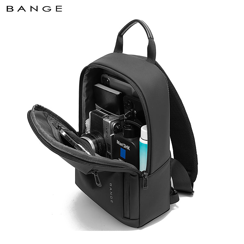 BANGE 3077 Green Hot Selling Wholesale Lightweight Everyday Sling Chest Bag Waterproof Minimalist Ergonomic Crossbody Bag for Men