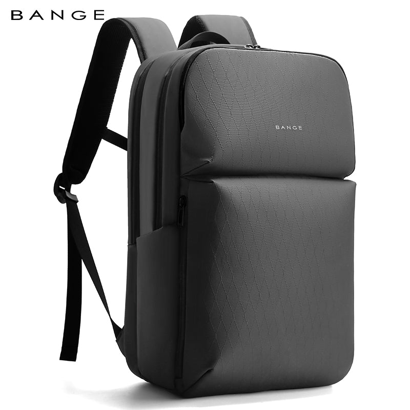 BANGE New Large Capacity Daily 15.6inch Light Waterproof Business Laptop Men Backpack 3065 Grey