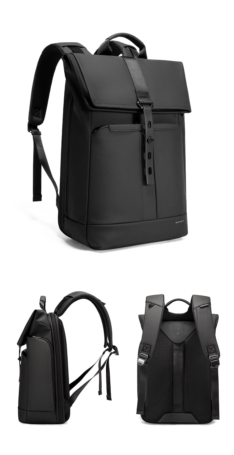 BANGE 2888 Water Resistant 24 L Polyester Foldable 15.6 inch Travel Laptop Backpack