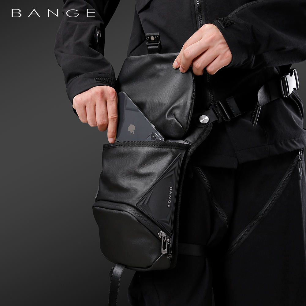BANGE Fashion Waterproof Chest Bag Large Capacity 7630 New Oxford Black