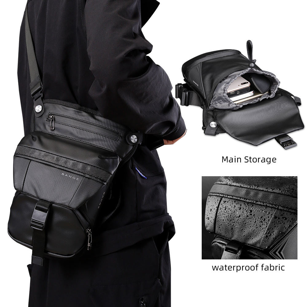 BANGE Fashion Waterproof Chest Bag Large Capacity 7630 New Oxford Black