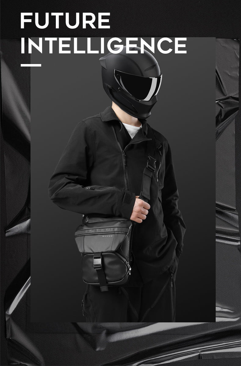 BANGE Fashion Waterproof Chest Bag Large Capacity 7630 New Oxford Black