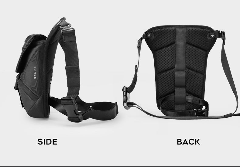 BANGE Fashion Waterproof Chest Bag Large Capacity 7630 New Oxford Black