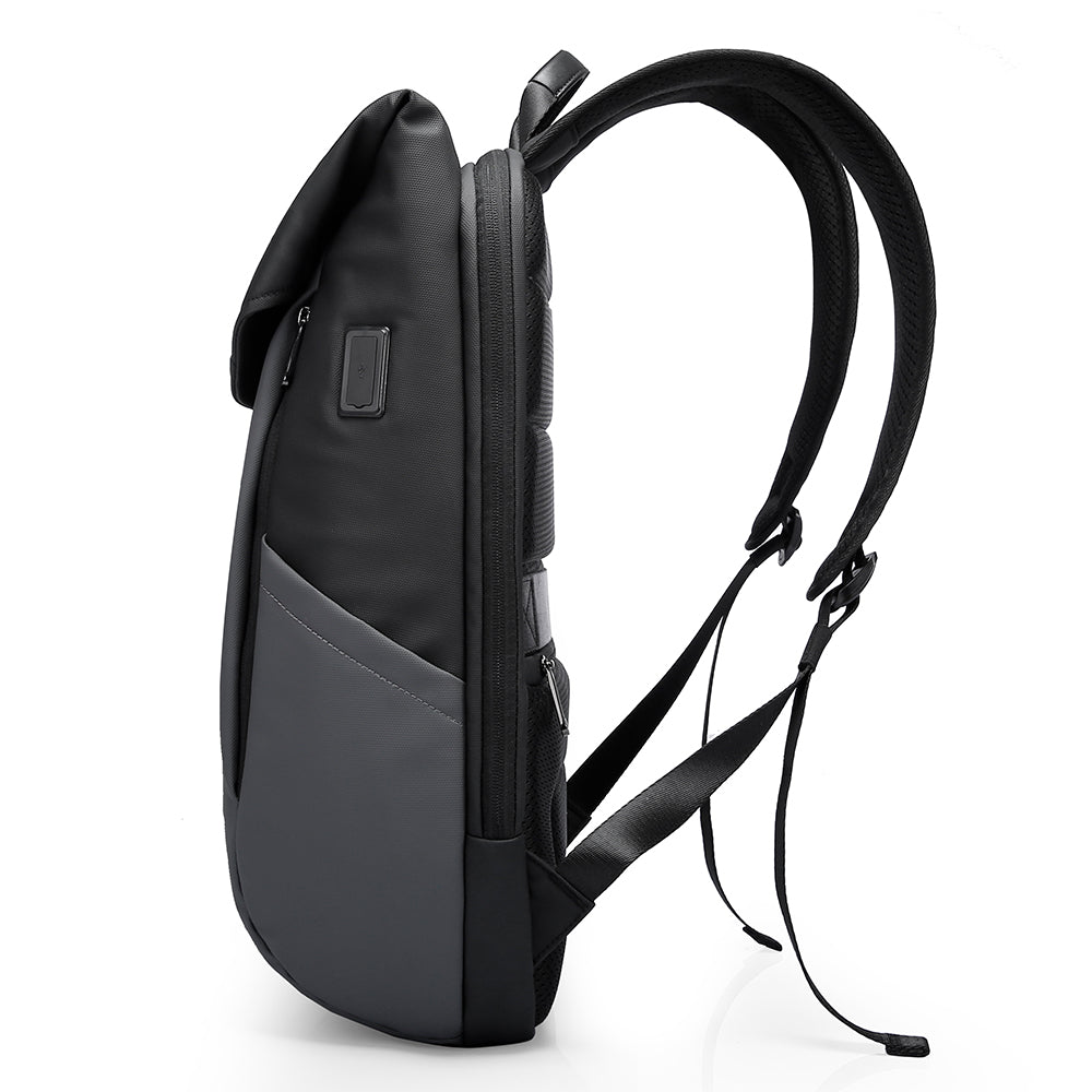 BANGE Waterproof Travel Men Bag Casual Sports Laptop Backpack Model 2575 Grey