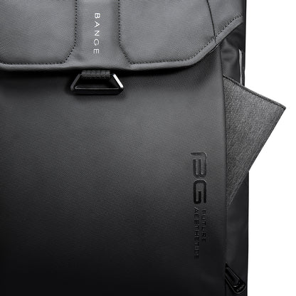 BANGE Waterproof Travel Men Bag Casual Sports Laptop Backpack Model 2575 Black