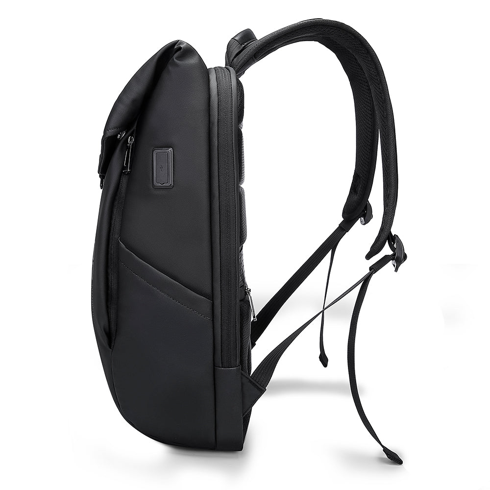 BANGE Waterproof Travel Men Bag Casual Sports Laptop Backpack Model 2575 Black