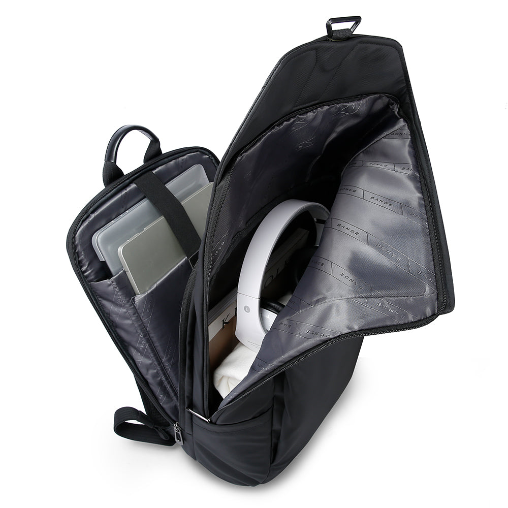 BANGE Waterproof Travel Men Bag Casual Sports Laptop Backpack Model 2575 Grey