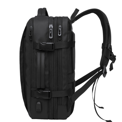 Bange 1908 Plus expandable polyester men travel backpacks anti theft laptop waterproof