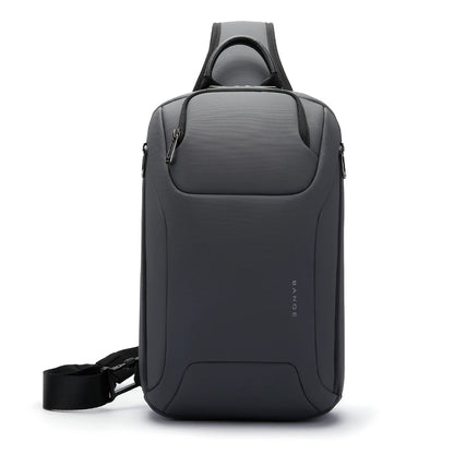 Bange Multifunctional Waterproof Sling Shoulder Men bag BG 8031 Grey