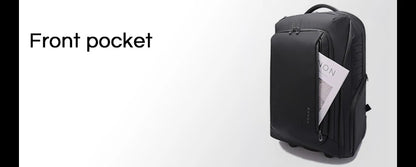 BANGE 8079 Black Hot Sell New Arrival TSA Lock Waterproof Men Anti Theft Travel Air Compression Backpack