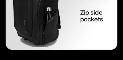 BANGE 8079 Black Hot Sell New Arrival TSA Lock Waterproof Men Anti Theft Travel Air Compression Backpack