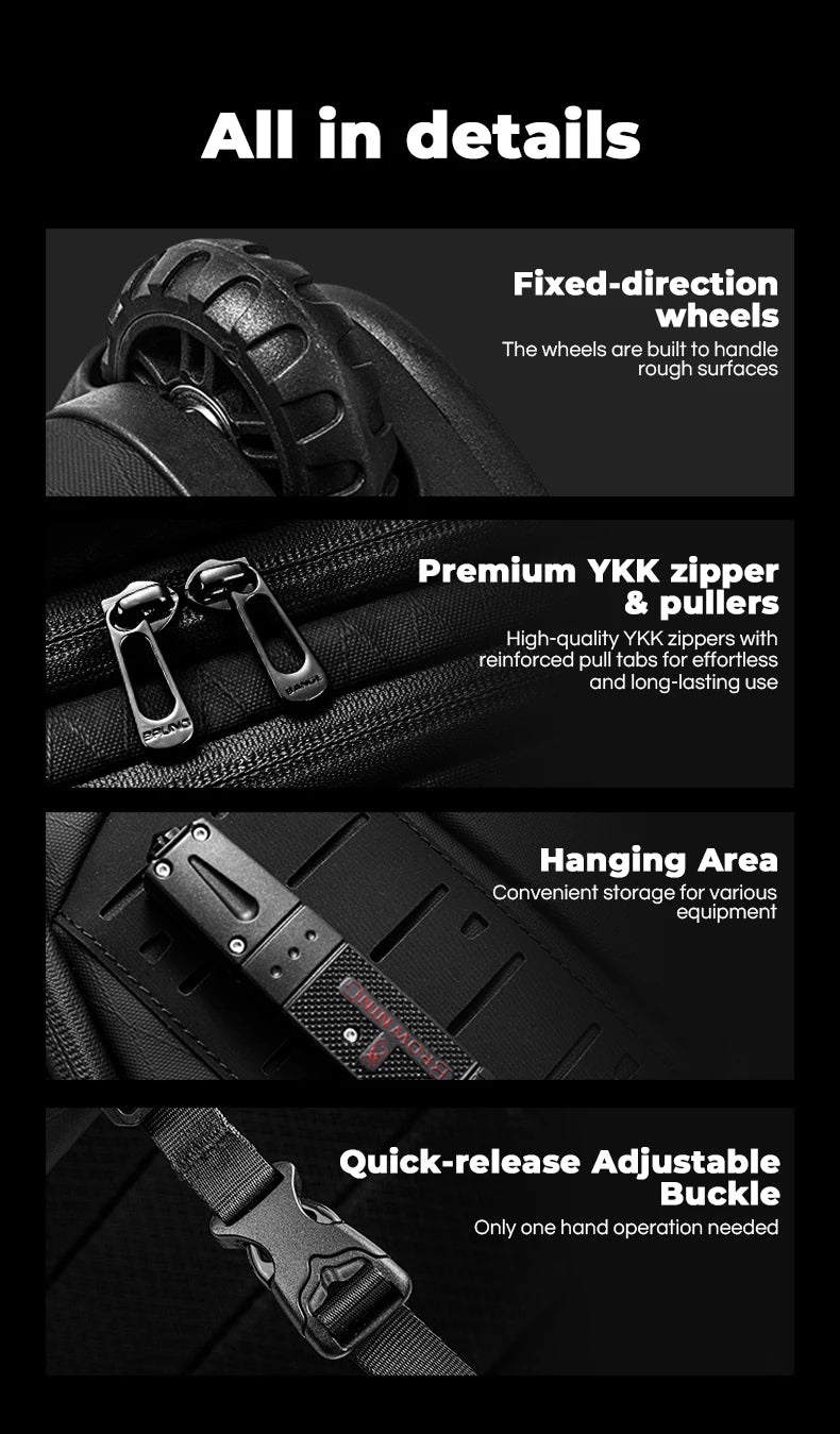 BANGE 8079 Black Hot Sell New Arrival TSA Lock Waterproof Men Anti Theft Travel Air Compression Backpack