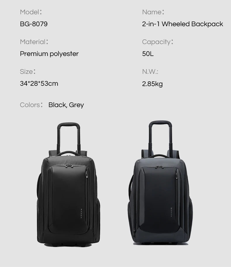 BANGE 8079 Black Hot Sell New Arrival TSA Lock Waterproof Men Anti Theft Travel Air Compression Backpack