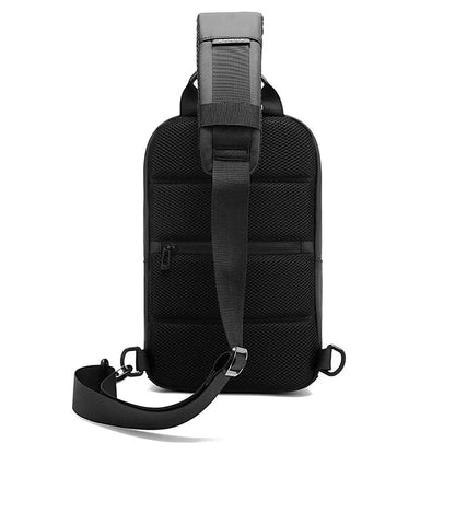 BANGE 3077 Black Hot Selling Wholesale Lightweight Everyday Sling Chest Bag Waterproof Minimalist Ergonomic Crossbody Bag for Men