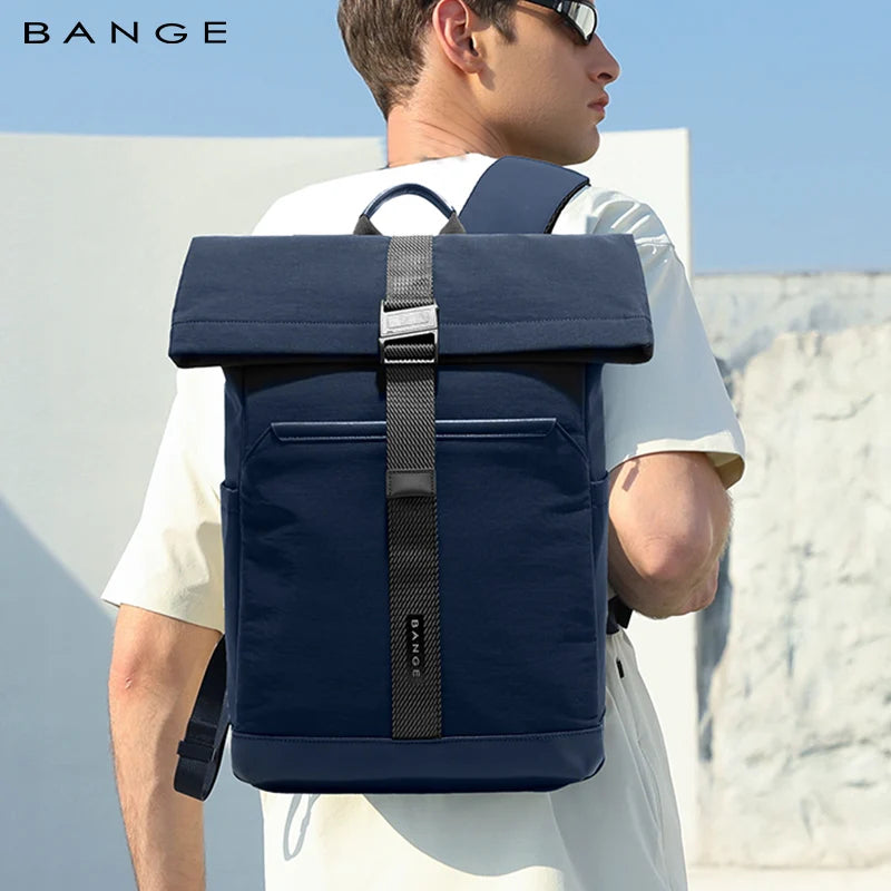 BANGE 3115 Blue Hot Sell New Arrival Wholesale Soft Lightweight Waterproof Men Casual Laptop Backpack