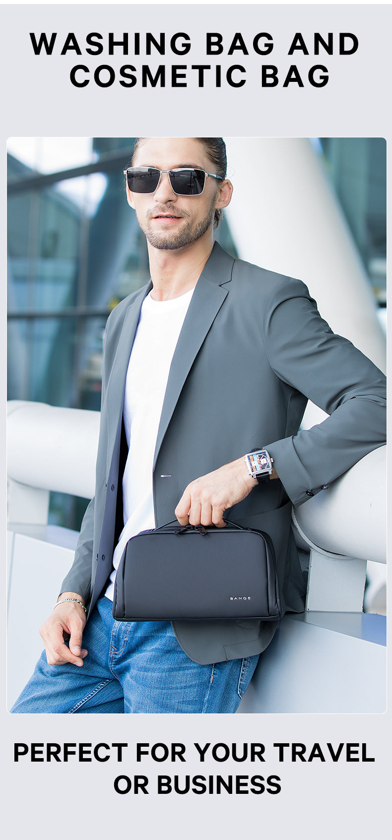 BANGE BG-22196 Waterproof Bag Convenient Storage Black