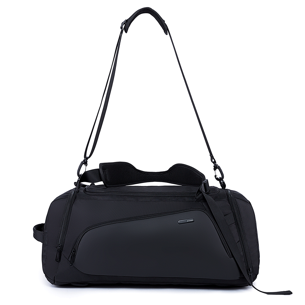Bange stylist toiletry sport bags gym men waterproof travel duffel bag 1917 Black