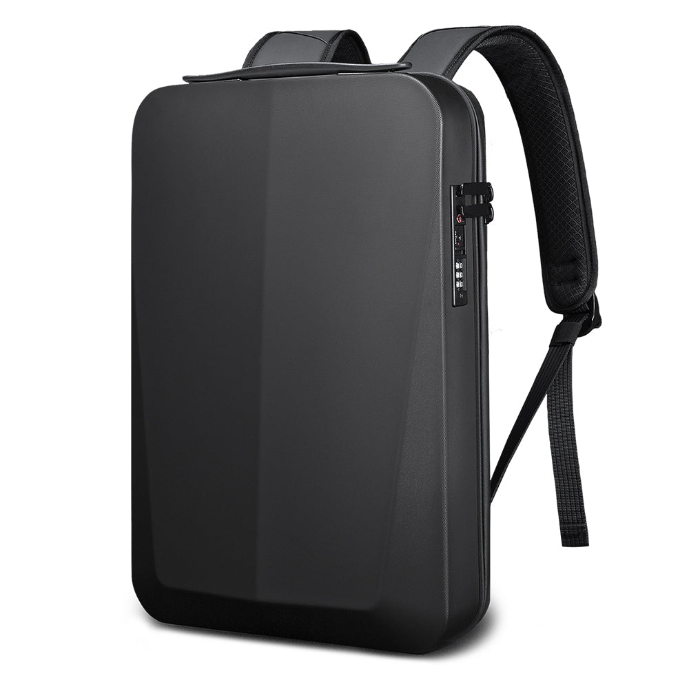 BANGE 22201 Waterproof Unisex Laptop Backpack with USB Charging anti theft smart Black 15.6 inch