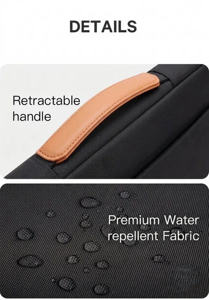 Bange 6802 Black New Protective Water Resistant 14 inch Laptop &amp; Mac Book Sleeve With Handle