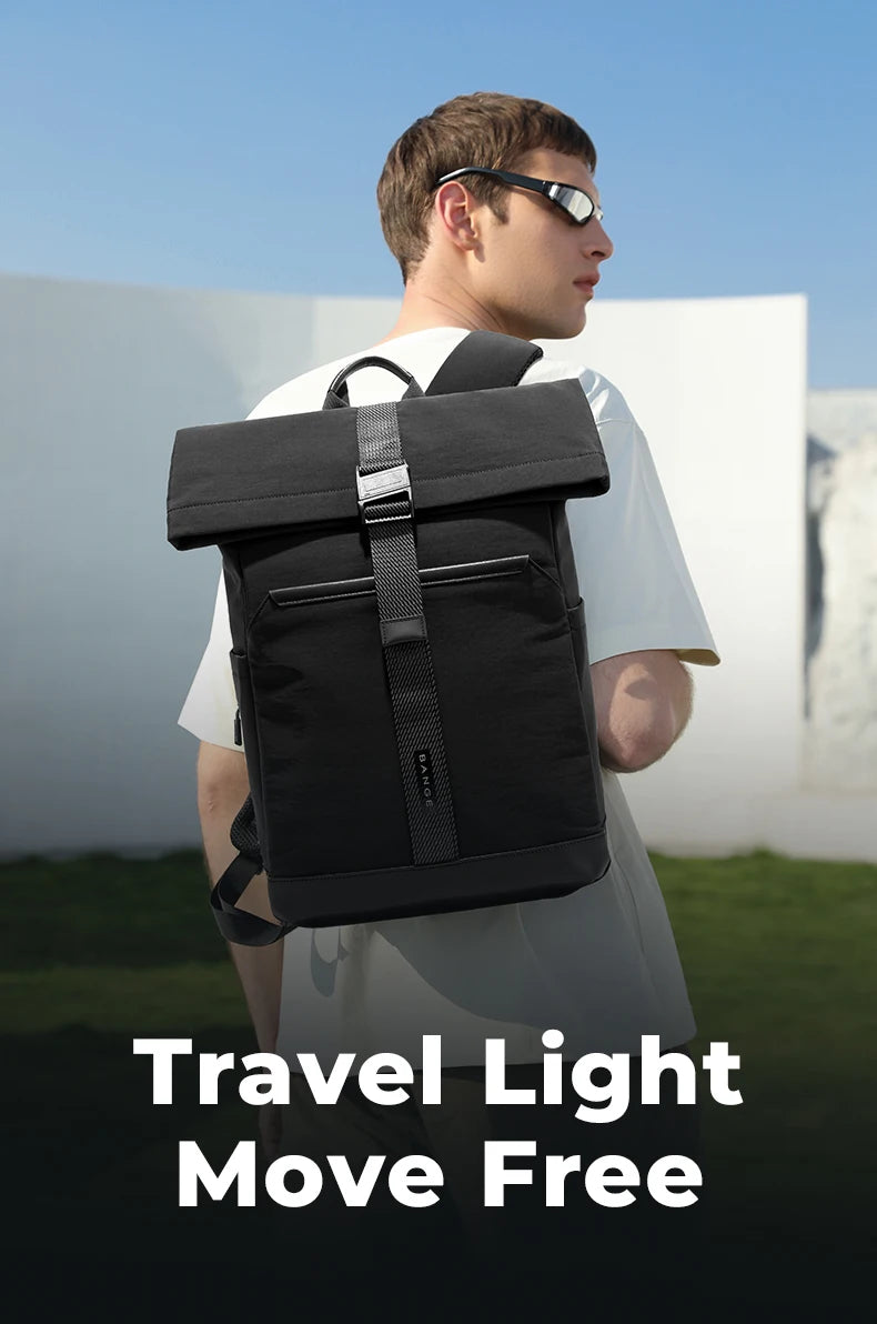 BANGE 3115 Black Hot Sell New Arrival Wholesale Soft Lightweight Waterproof Men Casual Laptop Backpack