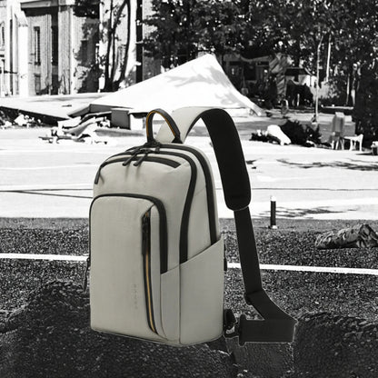 BANGE 7868 Grey New High Quality Lightweight Shoulder Bags Waterproof Anti Theft Crossbody Shoulder Bag Men&
