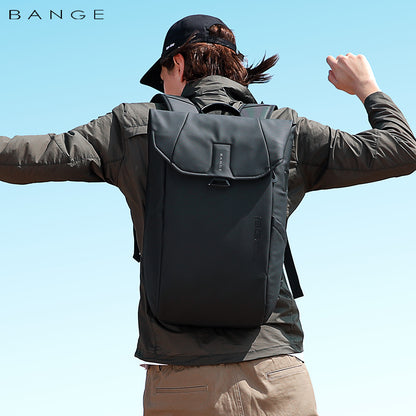 BANGE Waterproof Travel Men Bag Casual Sports Laptop Backpack Model 2575 Black