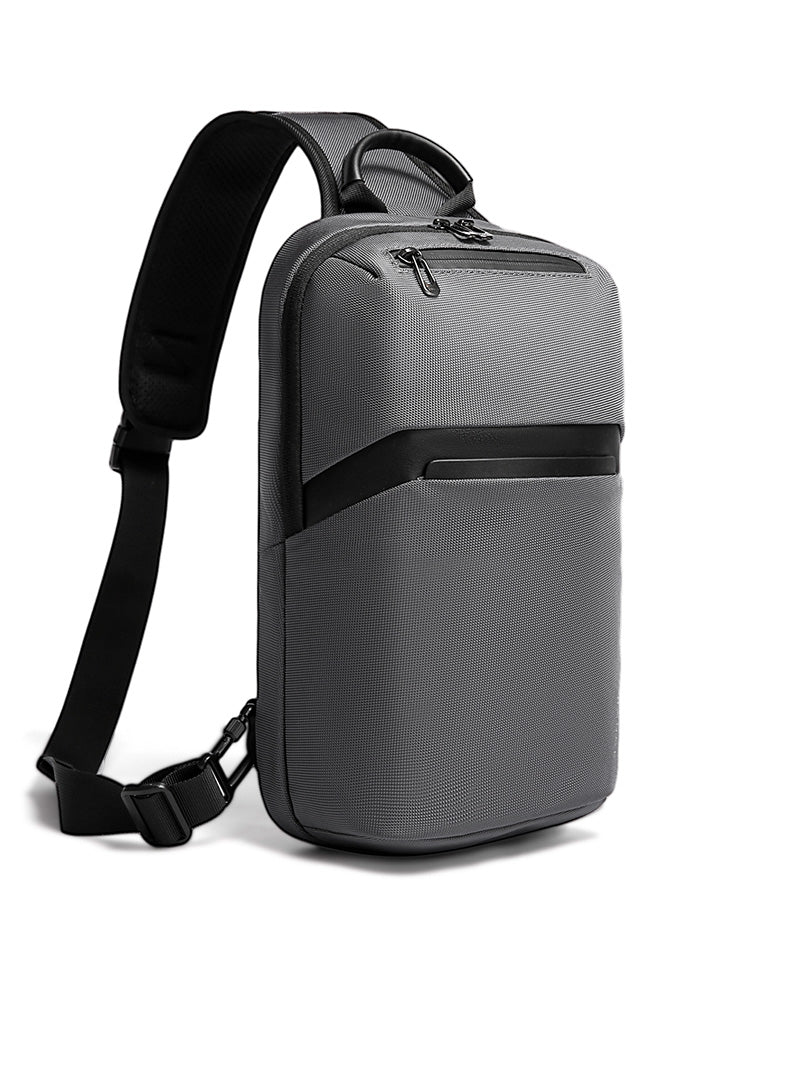 Bange Multifunctional Waterproof Sling Shoulder Men bag BG 7719 Grey