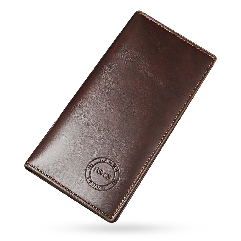 Bange original Long Men Wallet with 12 Card Slot Brown