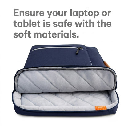 Bang 6802D Blue New Protective Water Resistant 15Inch Laptop Sleeve With Handle