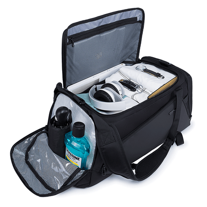 Bange stylist toiletry sport bags gym men waterproof travel duffel bag 1917 Black